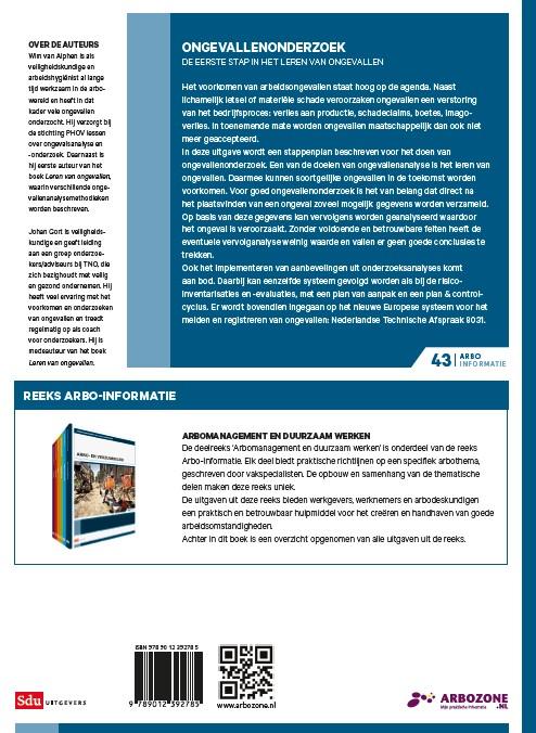 Achterkant van Ongevallenonderzoek