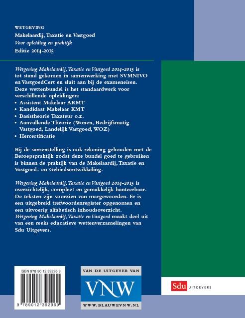 Achterkant van Editie 2014-2015