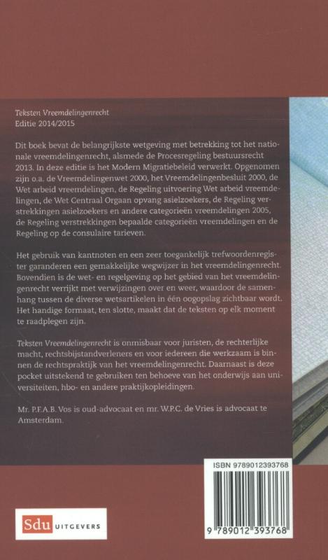 Achterkant van Editie 2014-2015