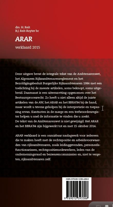 Achterkant van 2015