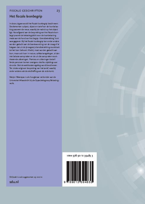 Achterkant van Het fiscale loonbegrip