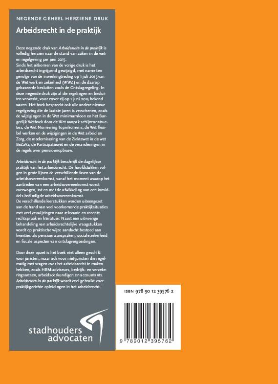 Achterkant van Arbeidsrecht in de praktijk