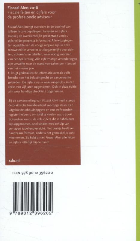 Achterkant van 2016