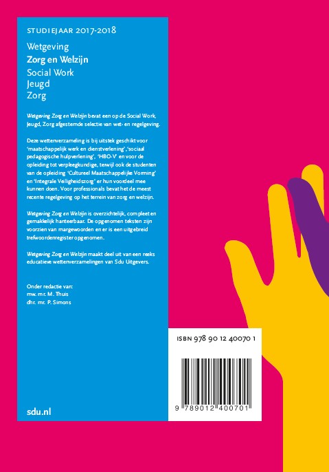 Achterkant van Studiejaar 2017/2018.