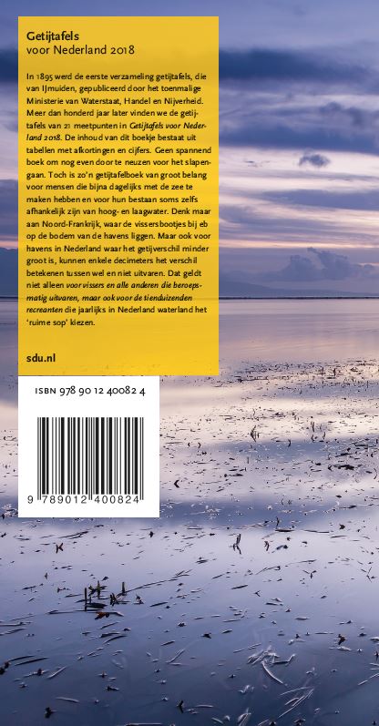 Achterkant van 2018