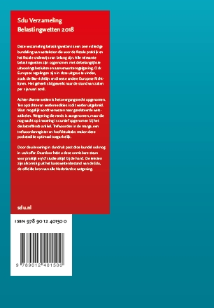 Achterkant van 2018