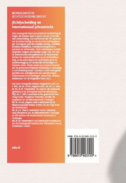 Achterkant van (Echt)scheiding en internationaal privaatrecht 2018