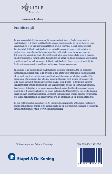 Achterkant van Een bittere pil