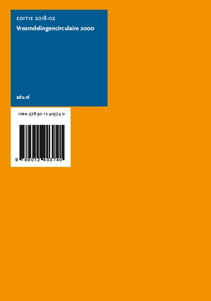 Achterkant van Vreemdelingencirculaire 2000