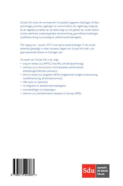 Achterkant van januari 2019