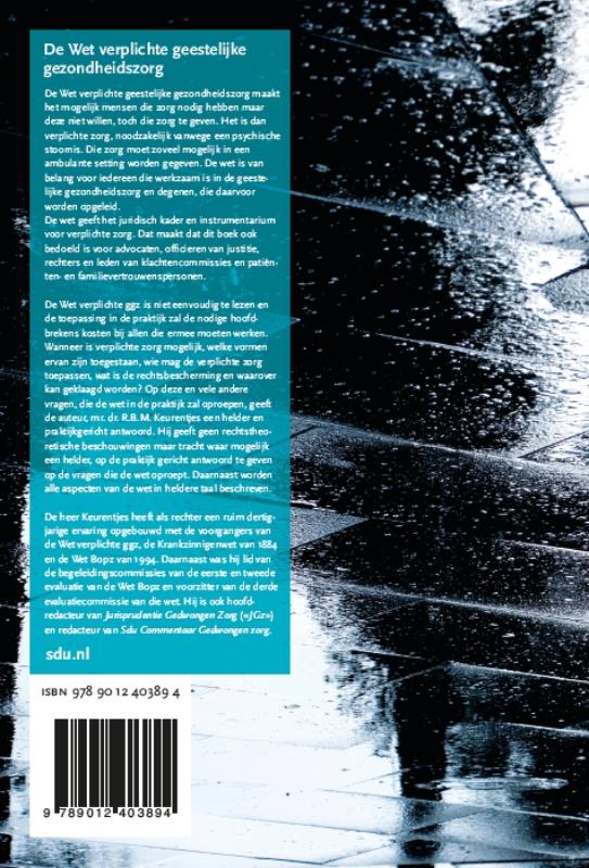 Achterkant van De Wet verplichte geestelijke gezondheidszorg