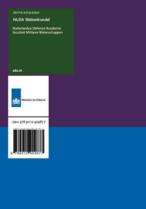Achterkant van NLDA Wettenbundel 2019-2020