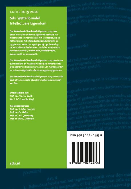 Achterkant van Studiejaar 2019-2020