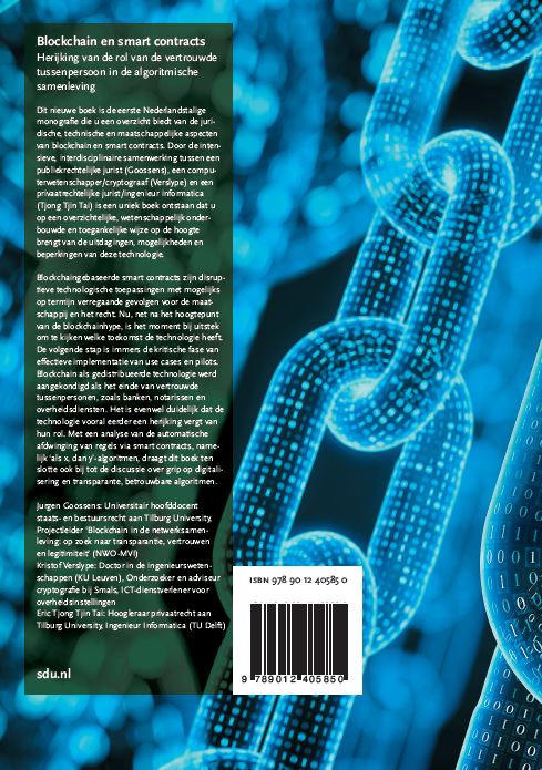 Achterkant van Blockchain en smart contracts
