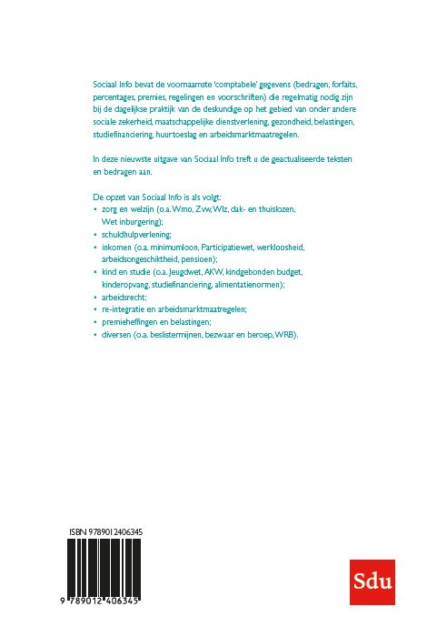 Achterkant van Sociaal Info juli 2020