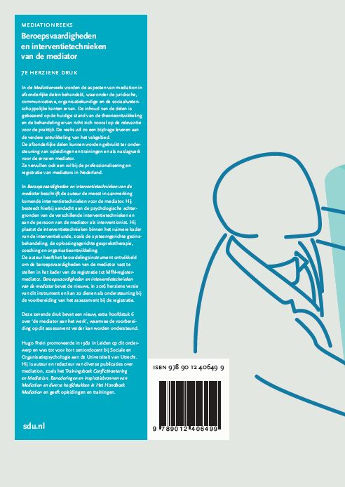Achterkant van Beroepsvaardigheden en interventietechnieken van de mediator