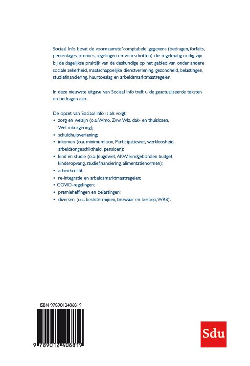 Achterkant van januari 2021