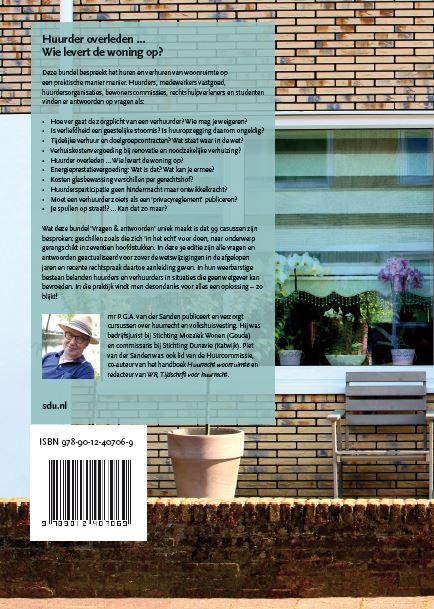 Achterkant van Huur en verhuur van woonruimte in 99 vragen en antwoorden