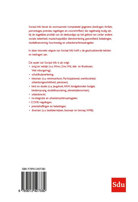Achterkant van Sociaal Info juli 2021