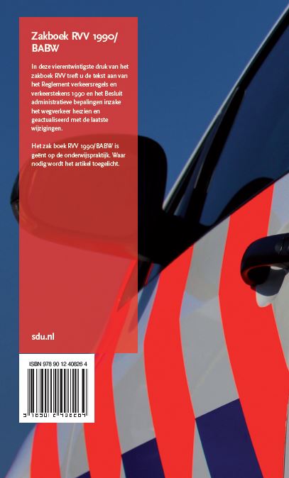 Achterkant van Zakboek RVV 1990/BABW. Editie 2023