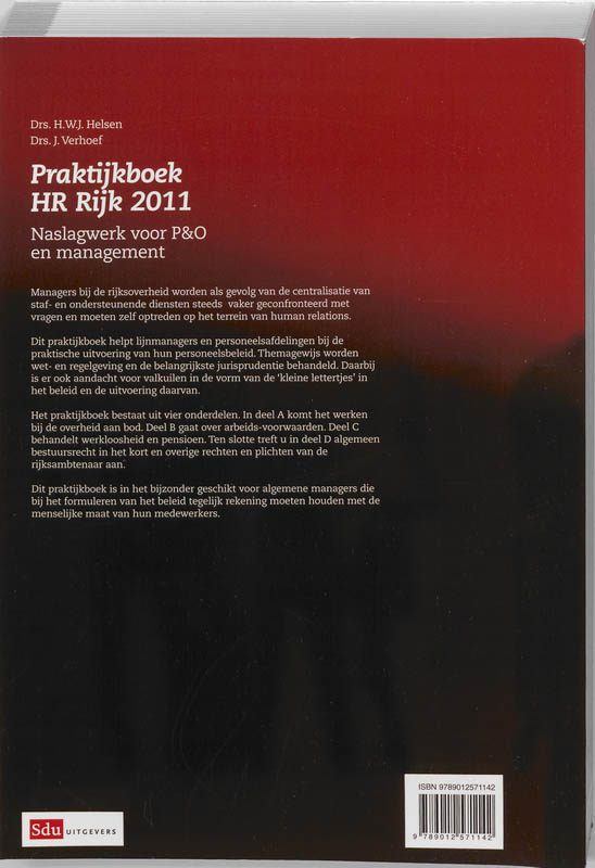 Achterkant van Praktijkboek
