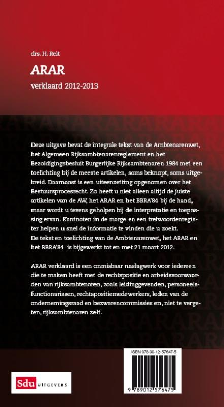 Achterkant van 2012-2013