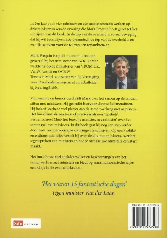 Achterkant van Met ministers op de tandem