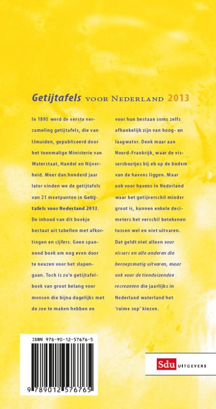 Achterkant van 2013