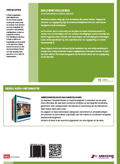 Achterkant van Machineveiligheid