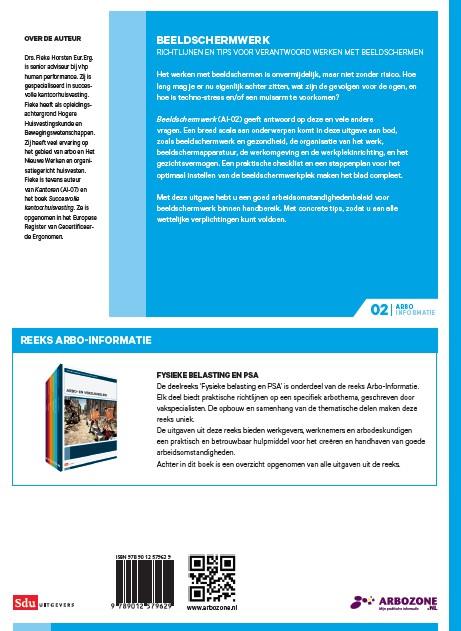 Achterkant van Beeldschermwerk