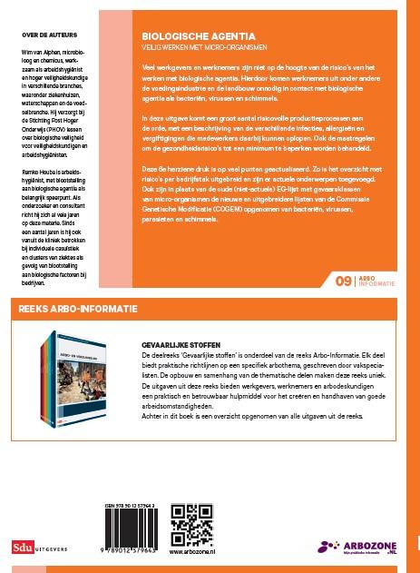 Achterkant van Biologische agentia
