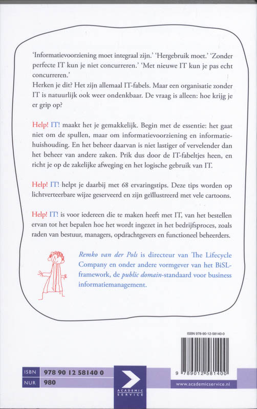 Achterkant van Help! IT!