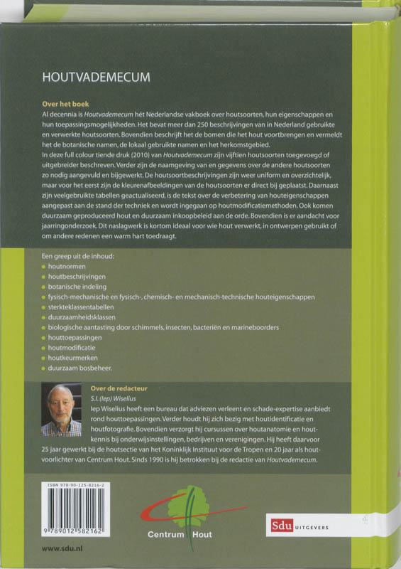 Achterkant van Houtvademecum