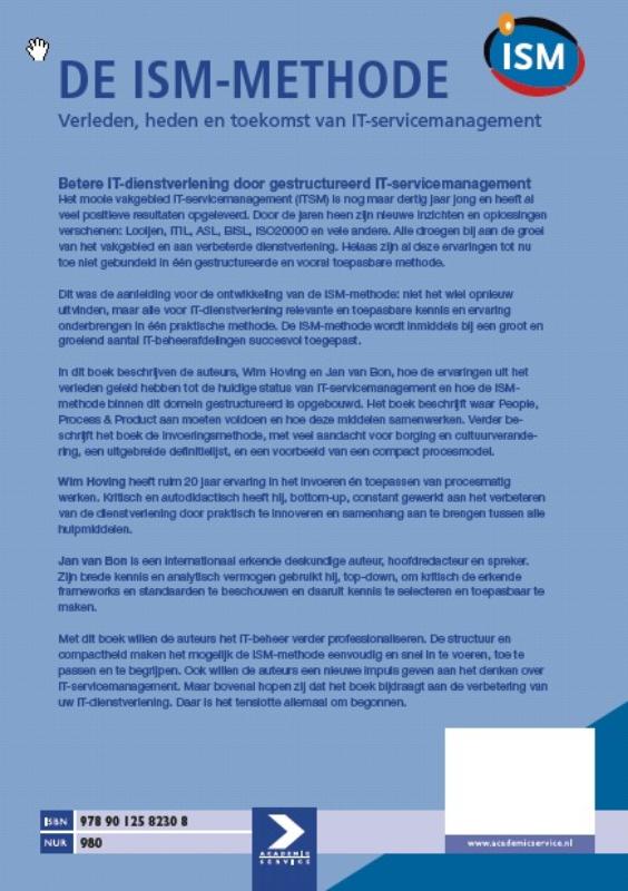 Achterkant van De ISM-Methode