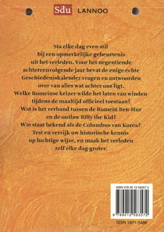 Achterkant van 2013