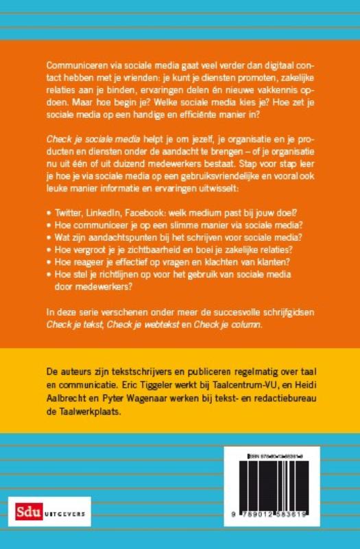 Achterkant van Check je sociale media