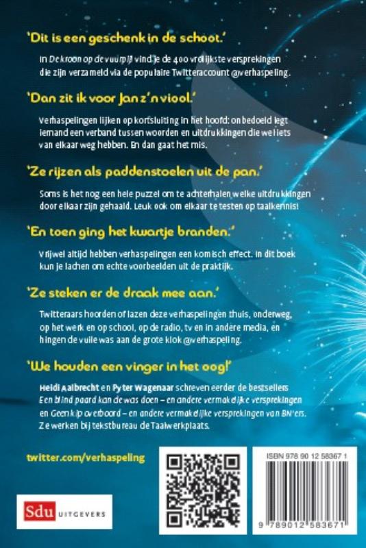 Achterkant van De kroon op de vuurpijl