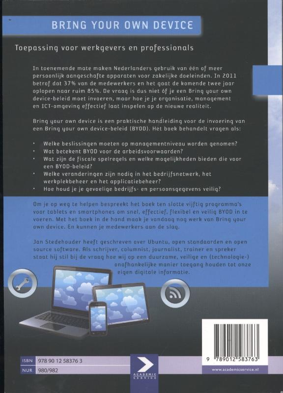 Achterkant van Bring your own device