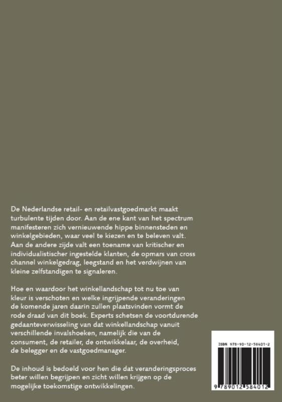 Achterkant van Het Nederlandse winkellandschap in transitie