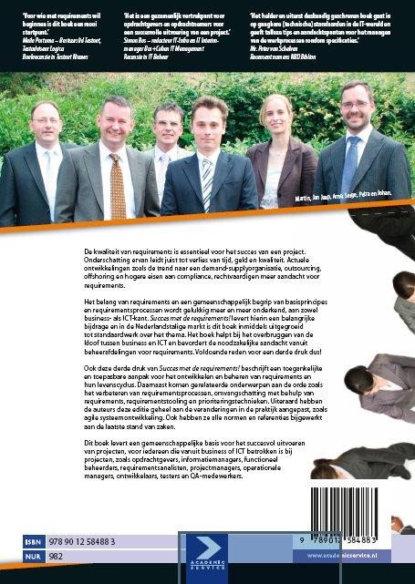 Achterkant van Succes met requirements!