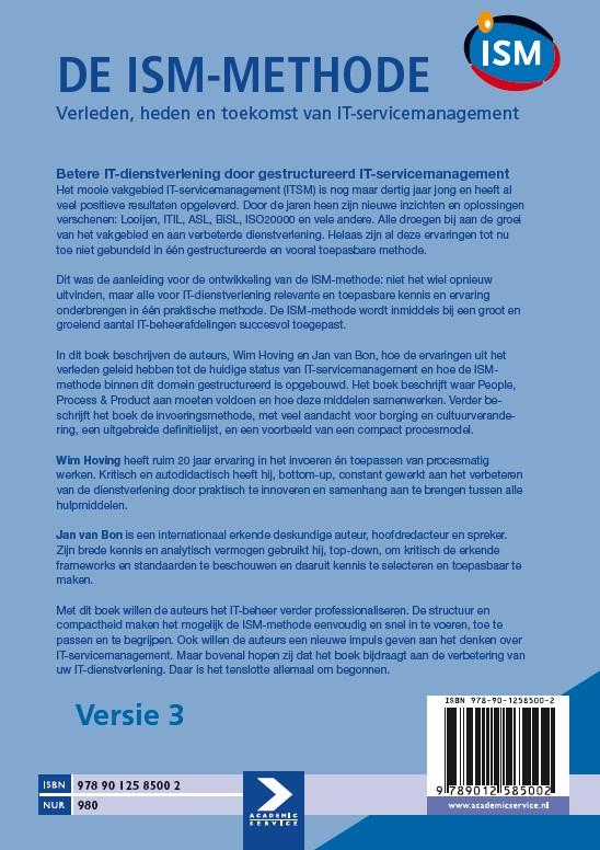 Achterkant van Integrated service management