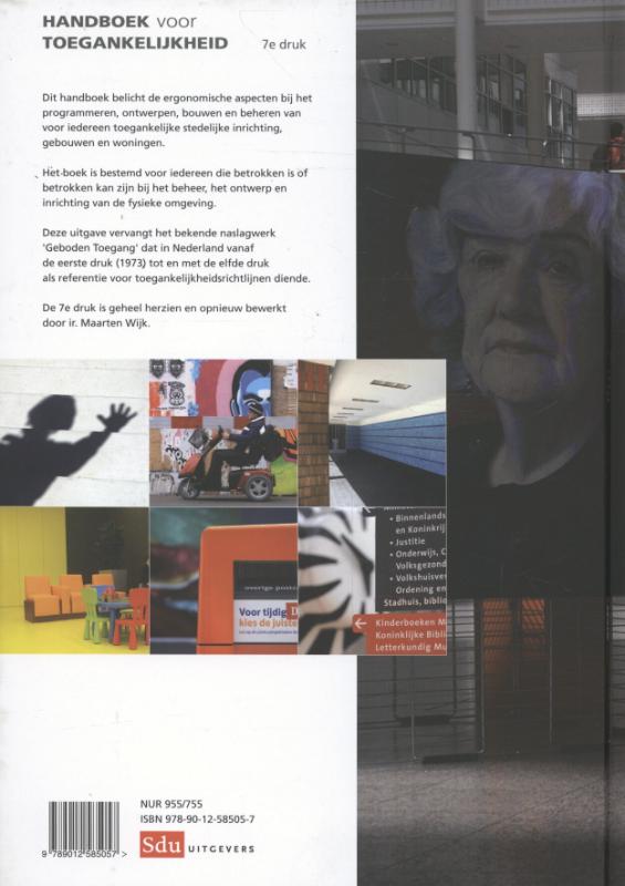 Achterkant van Handboek voor toegankelijkheid