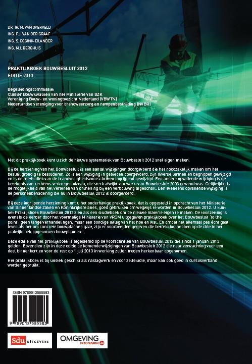 Achterkant van Praktijkboek Bouwbesluit 2012