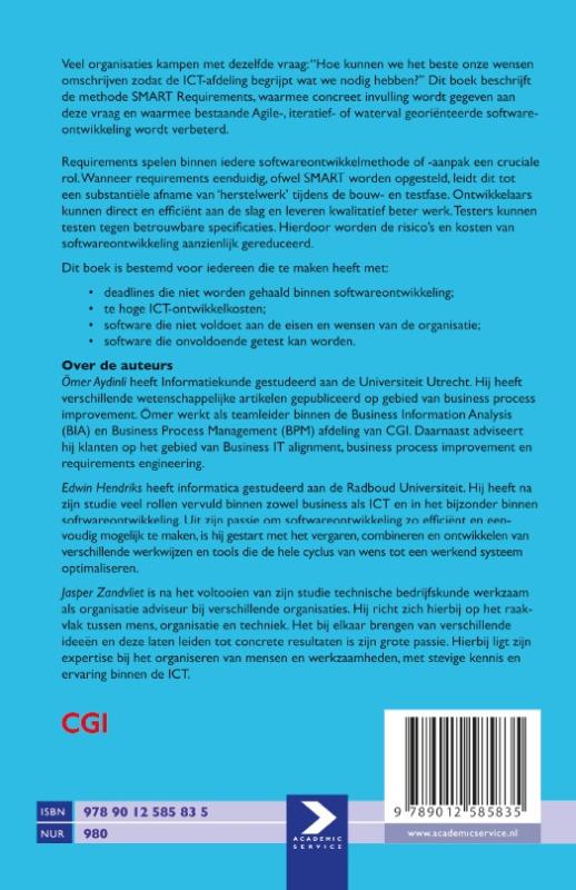 Achterkant van Smart requirements 2.0