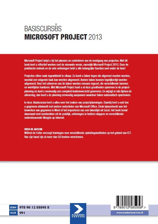 Achterkant van Project 2013