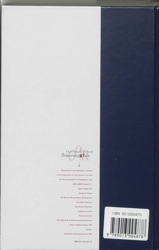 Achterkant van Settlement finality in the European Union