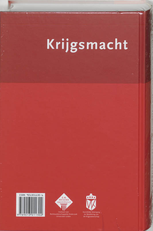 Achterkant van Krijgsmacht