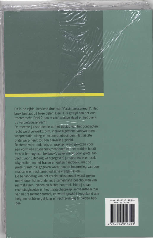 Achterkant van 1 Contractenrecht