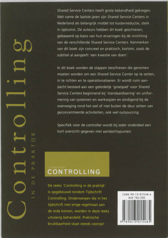 Achterkant van Shared Service Centers