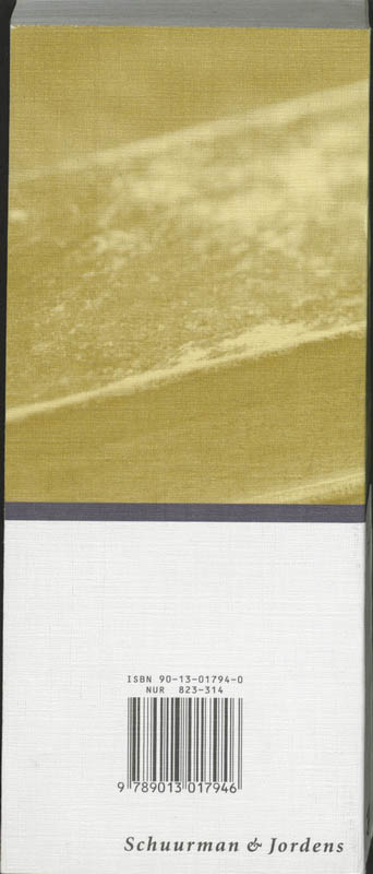 Achterkant van Comptabiliteitswet 2001